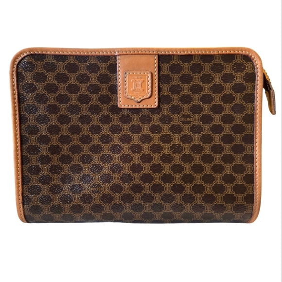 Celine Vintage Macadam Clutch - Picture 1 of 13
